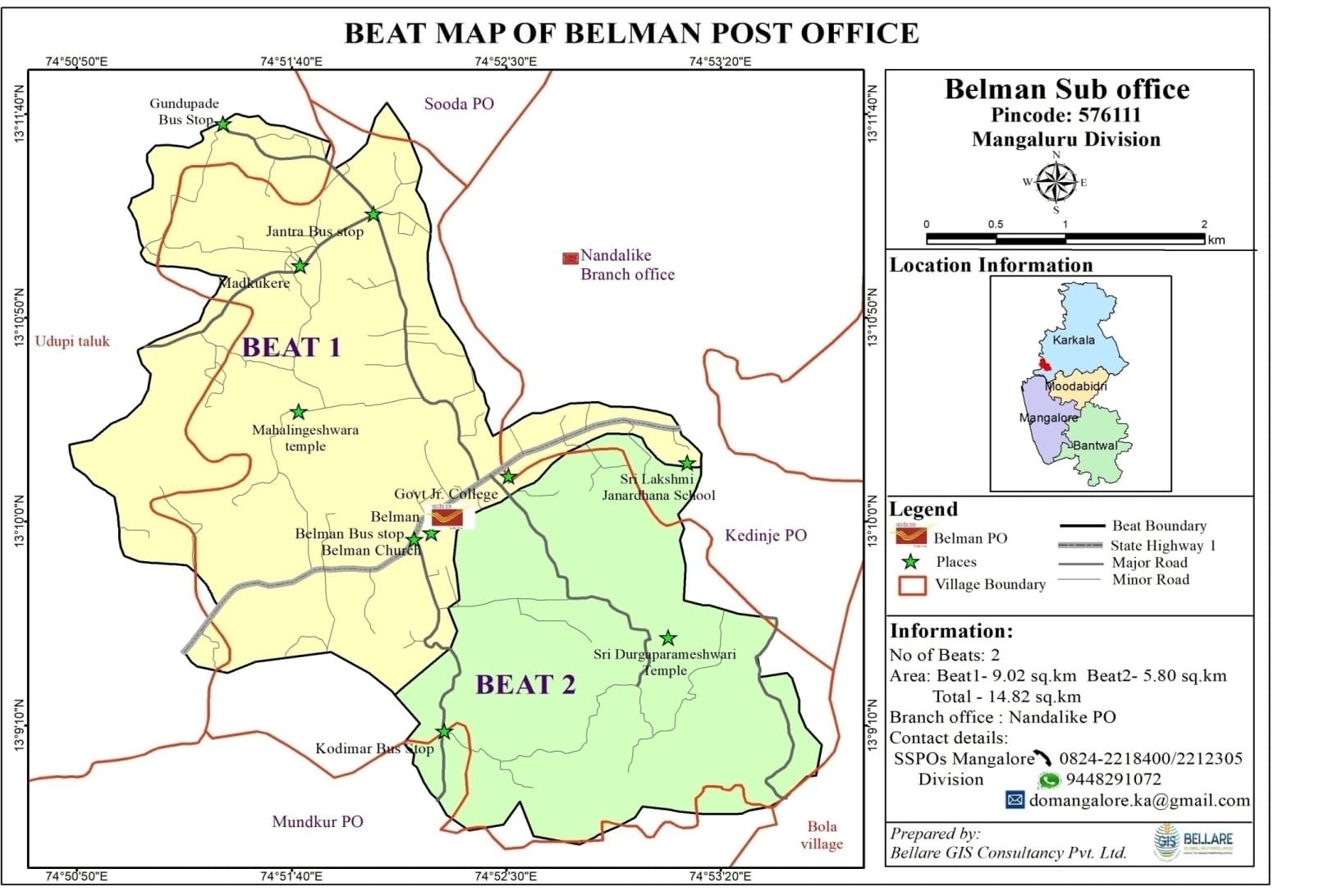Postal Departments GIS Project